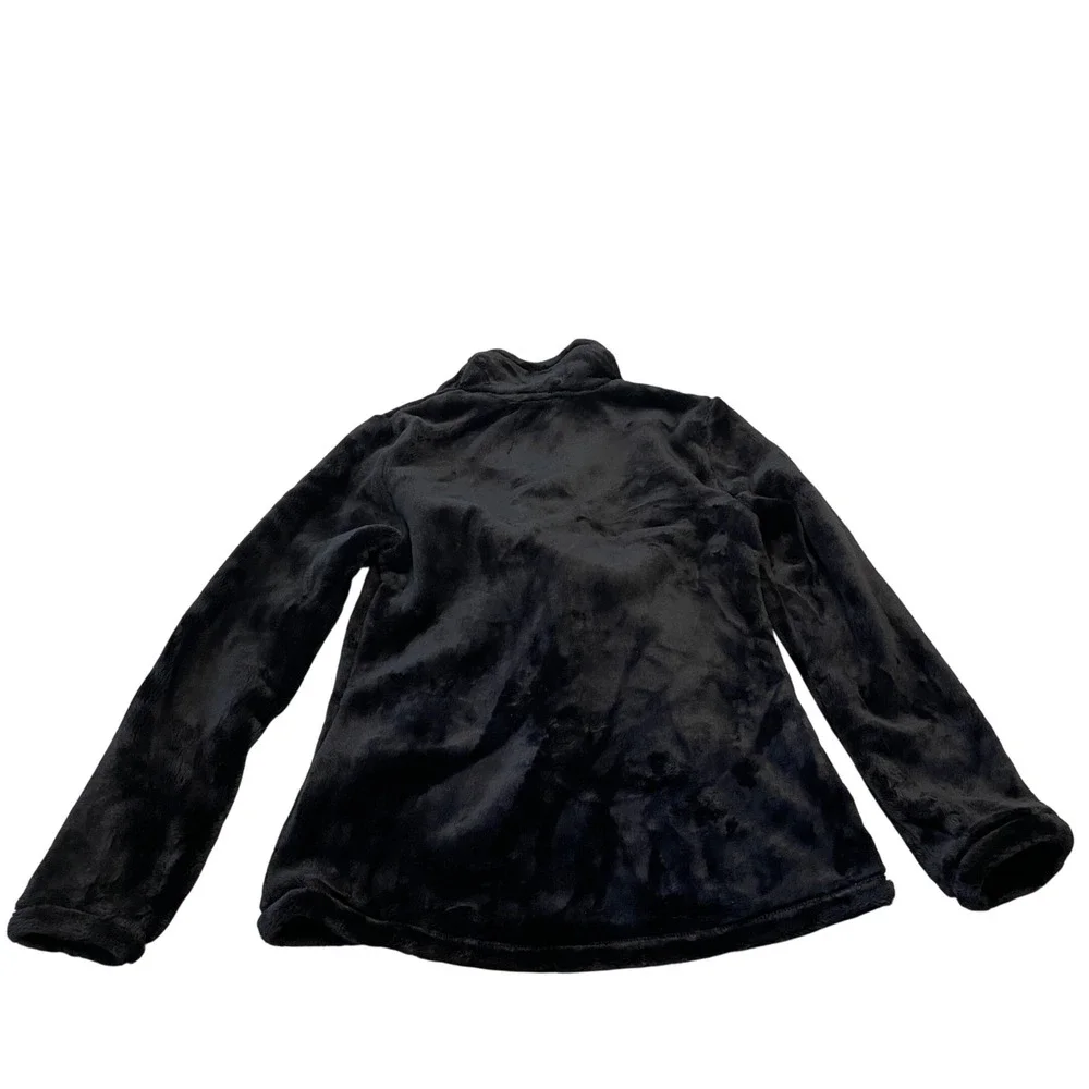32 Degrees Heat Womens Plush Jacket Faux Fur Fleece Pockets‎ Soft Small